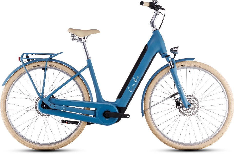 Cube Ella Hybrid 500 sphereblue´n´creme