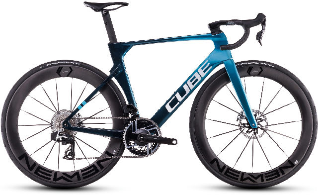 Cube Litening AERO C:68X SLX chromeblue´n´liquidblue