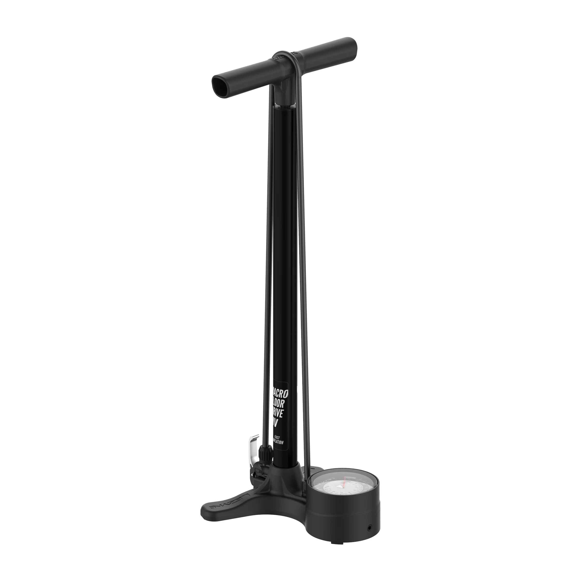LEZYNE MACRO HV FLOOR DRIVE DV FLAT BLACK