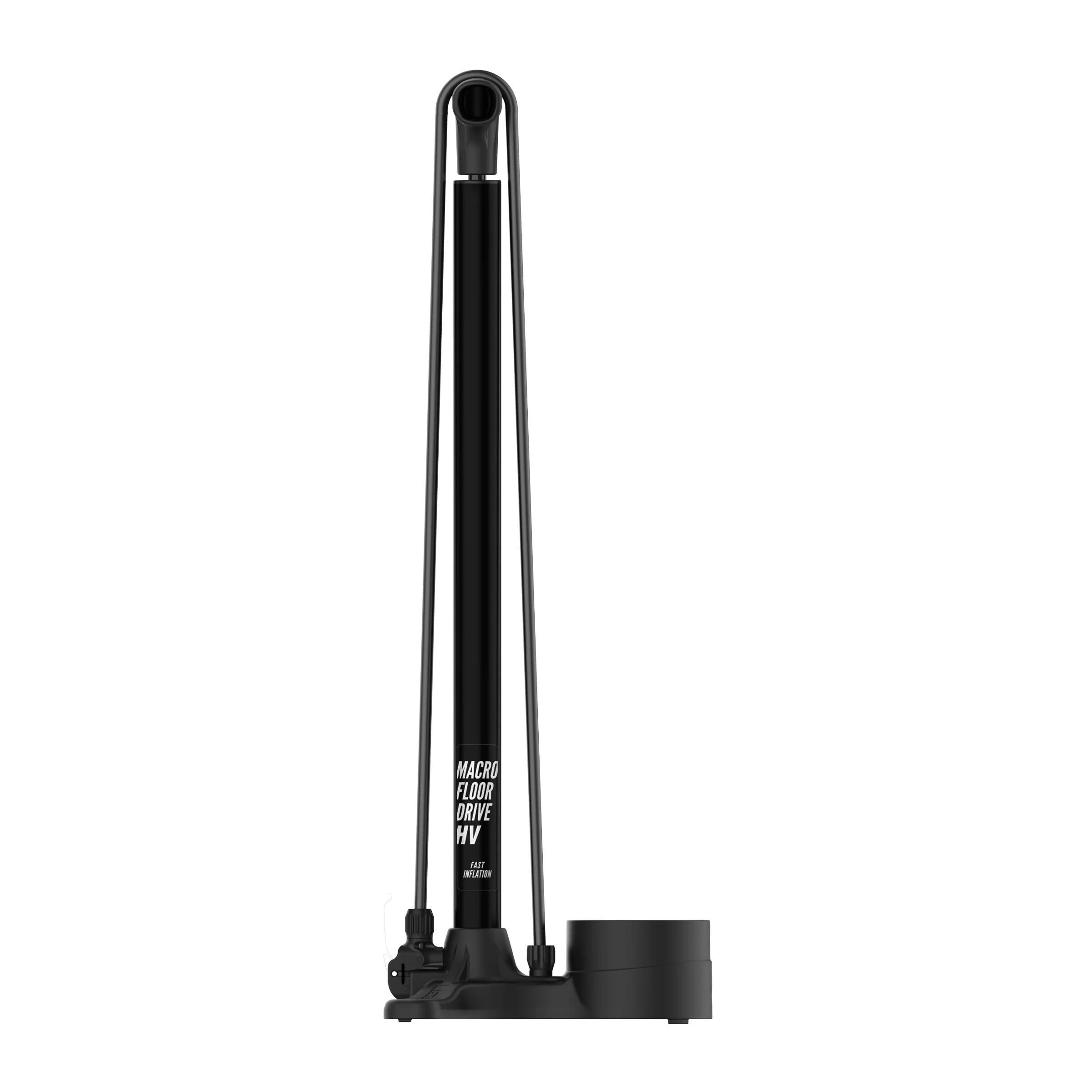 LEZYNE MACRO HV FLOOR DRIVE DV FLAT BLACK