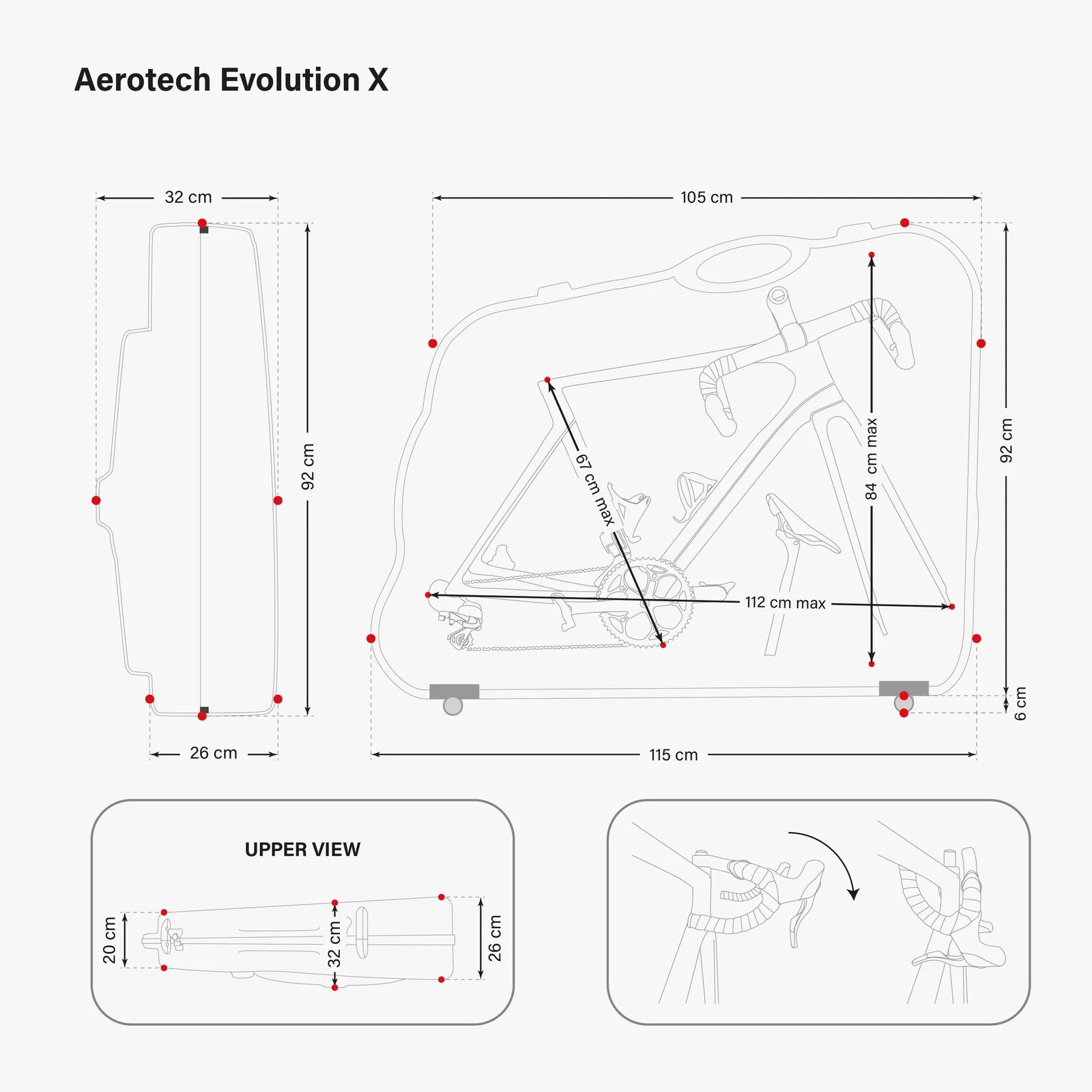 SCICON AEROTECH EVOLUTION X TSA BIKE TRAVEL CASE