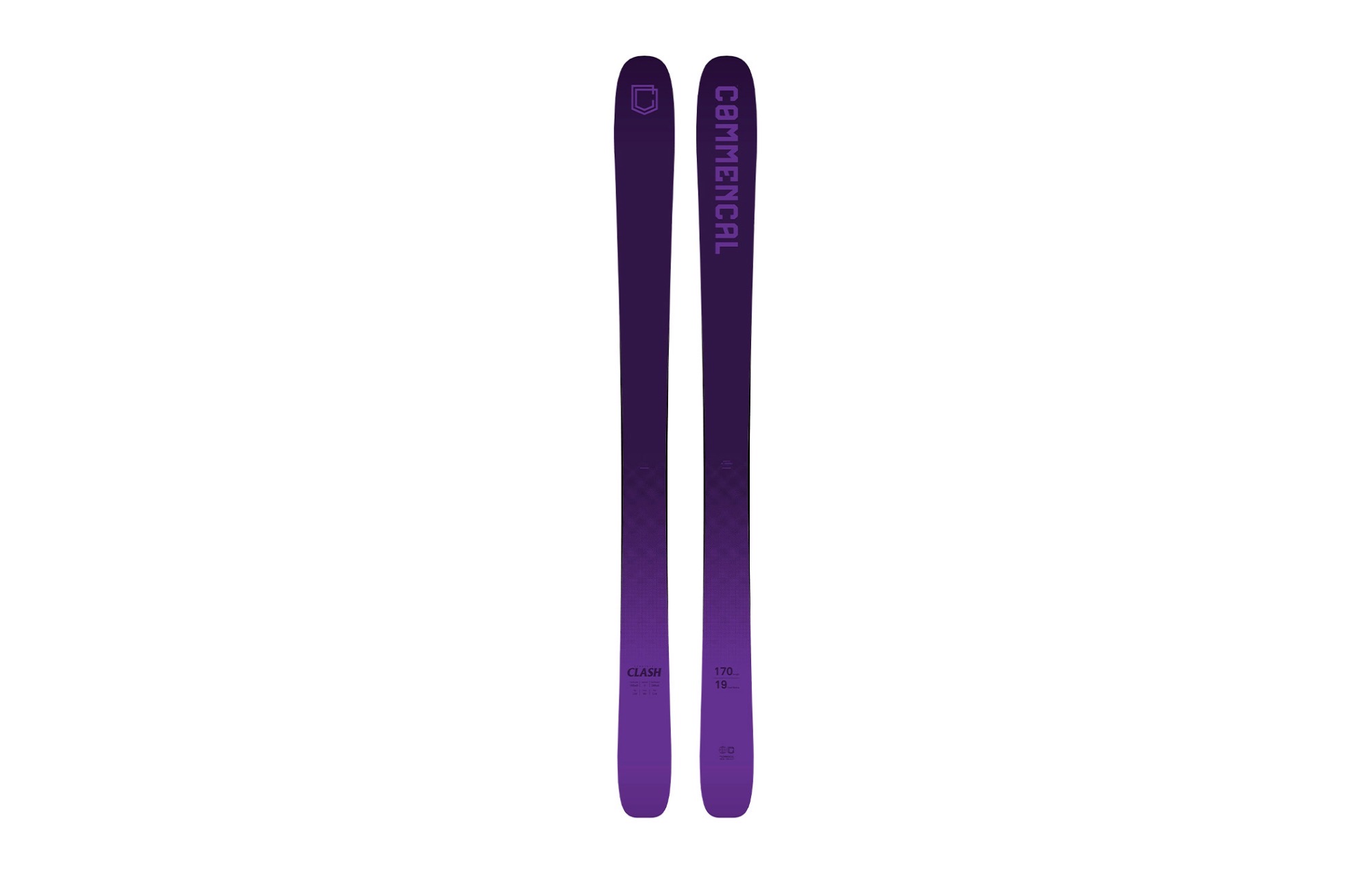 COMMENCAL CLASH PURPLE SKIS