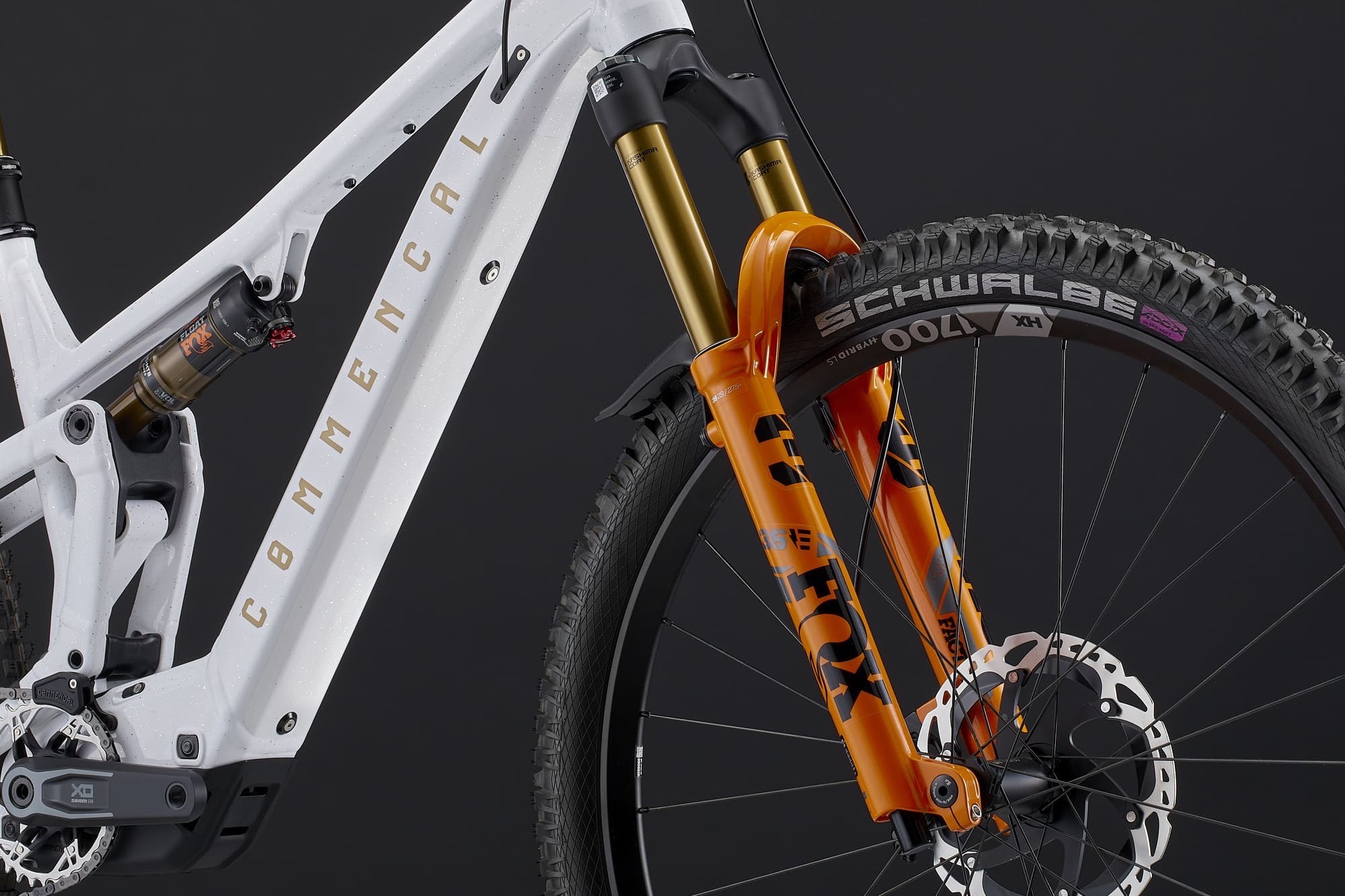 COMMENCAL T.E.M.P.O. POWER SIGNATURE GLITTERY WHITE