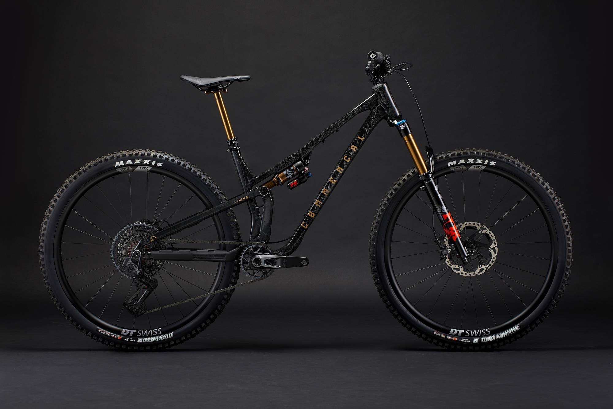 COMMENCAL T.E.M.P.O. T-TYPE CRACKLED BLACK