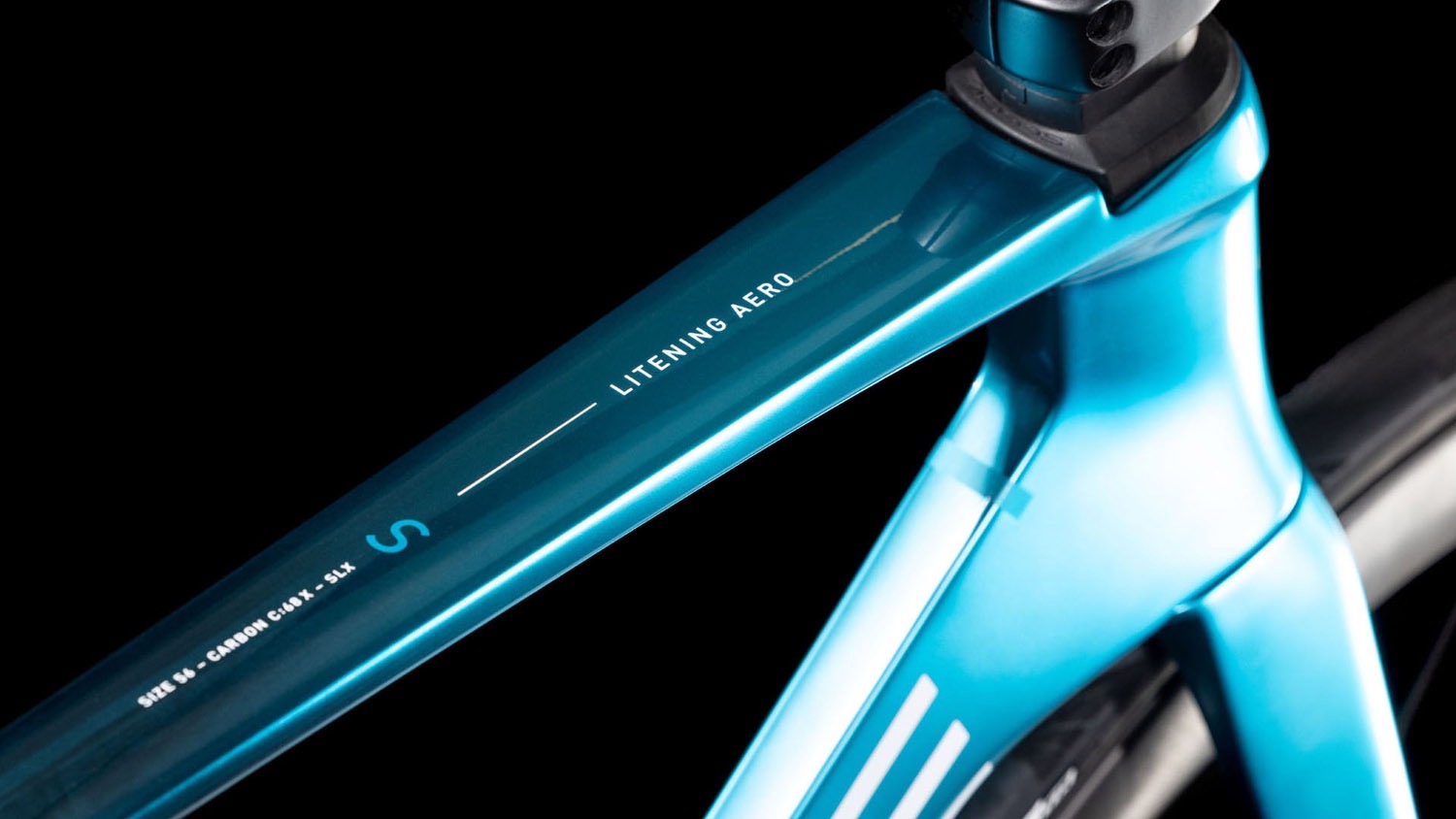 Cube Litening AERO C:68X SLX chromeblue´n´liquidblue