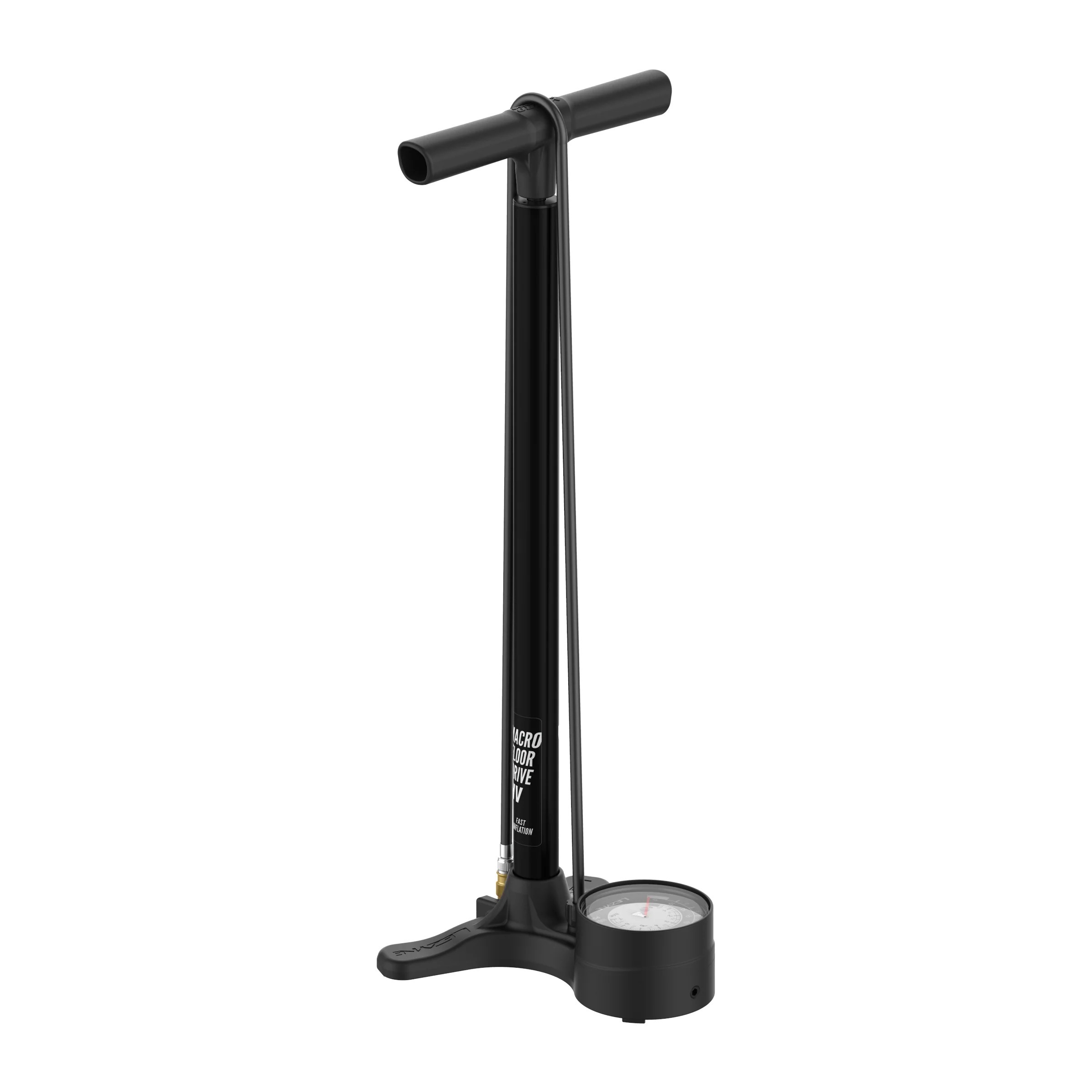 LEZYNE MACRO HV FLOOR DRIVE DV FLAT BLACK
