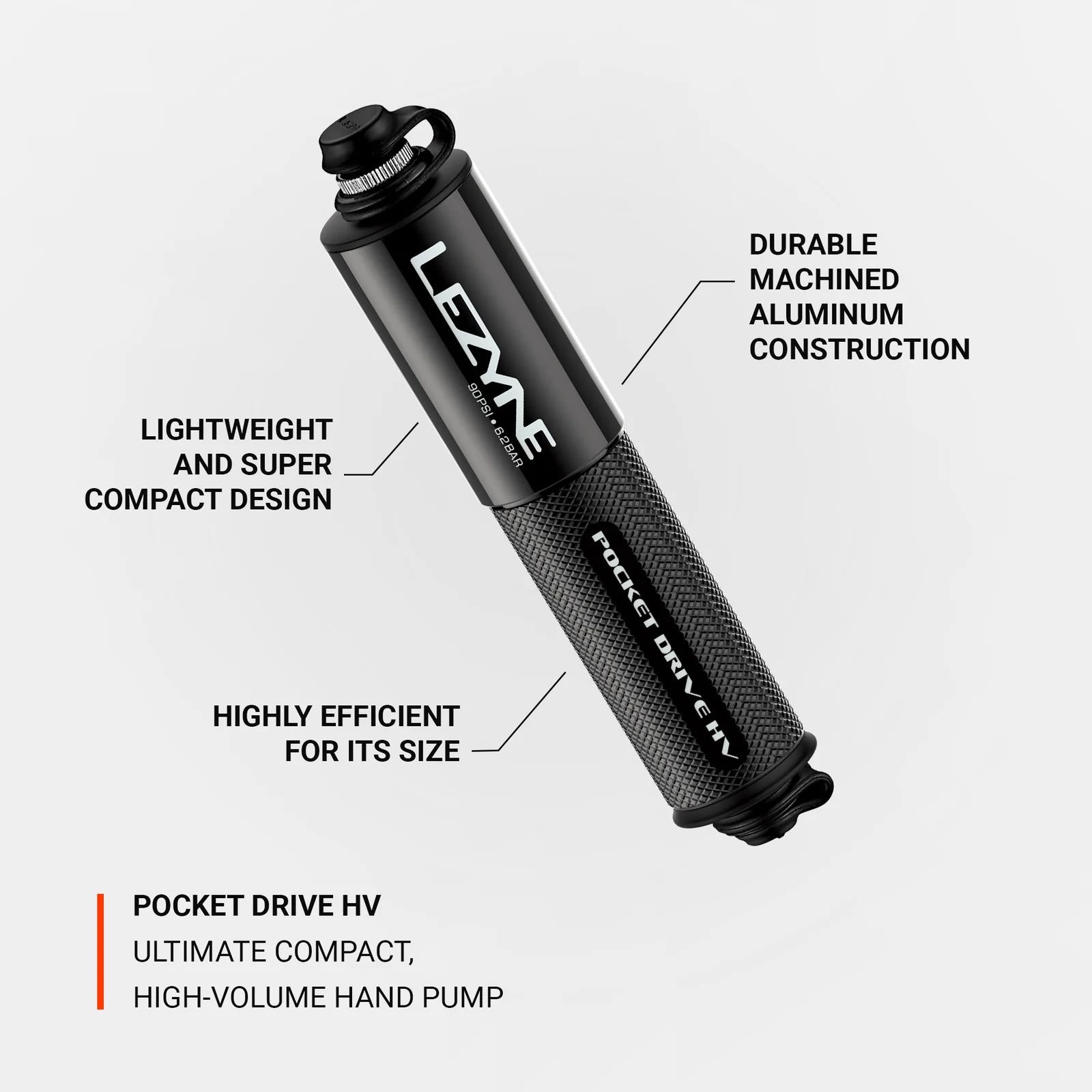 LEZYNE POCKET DRIVE HV Black